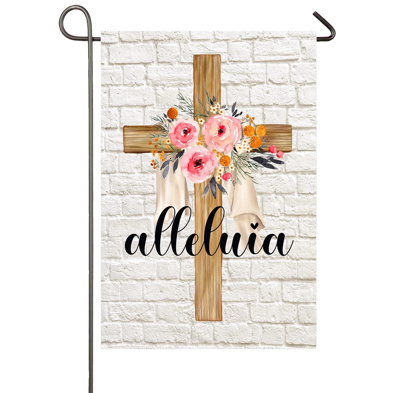 Bandiera Religiosa Cristiana Con Croce, 90x150 Cm, In Poliestere Leggero, Per Esterno, Feste, Aule, Decorazioni