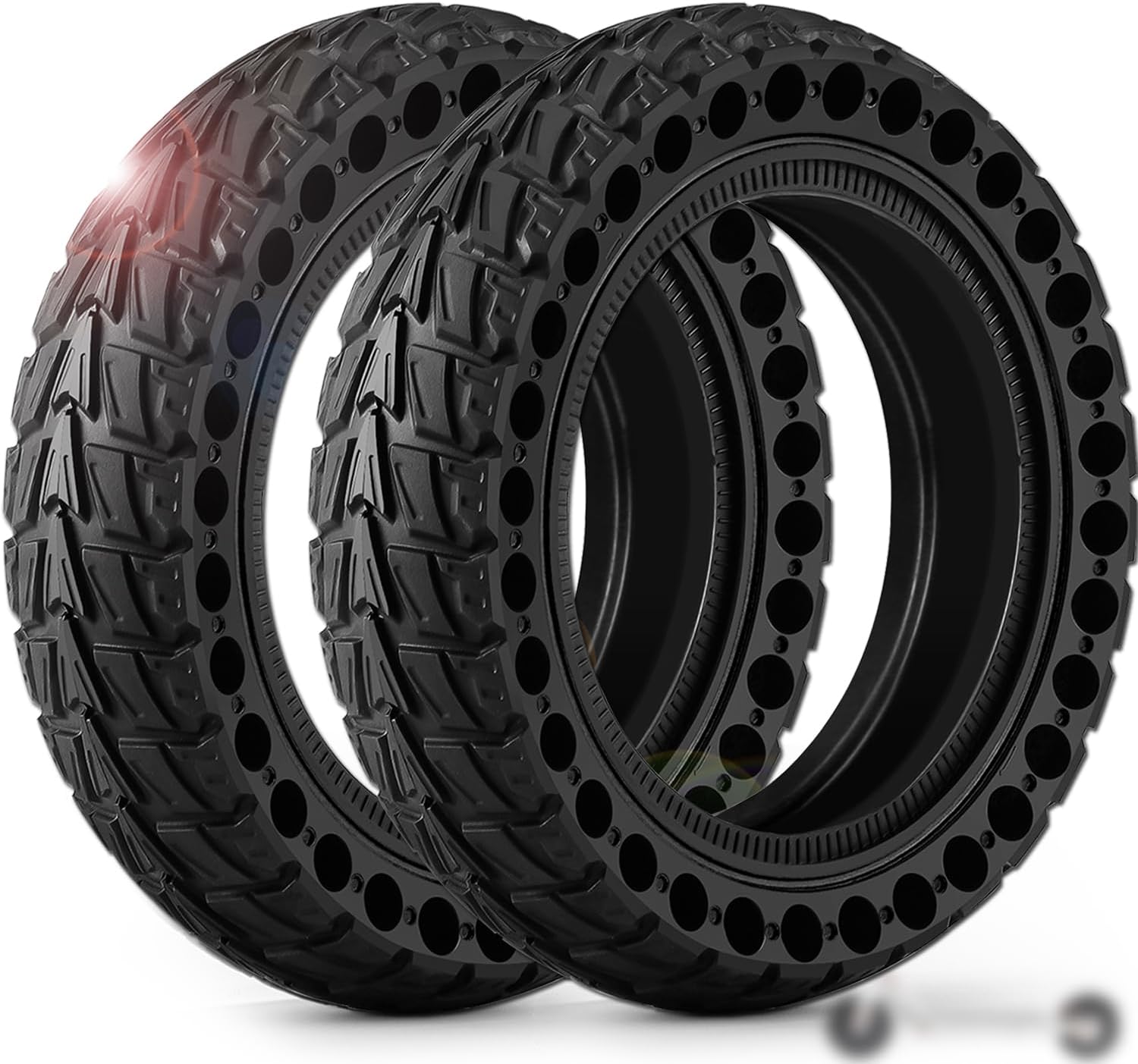 Monuary2 x E Scooter Tyres 8 1 2 x 2 Solid Rubber, 50/75-6.1 Solid Rubber Tyres, 8.5 Inch Tyres for E Scooter Xiaomi Scooter 3/3 Lite/Pro 2/M365/Cecotec and Allen 8.5 Inch Scooters