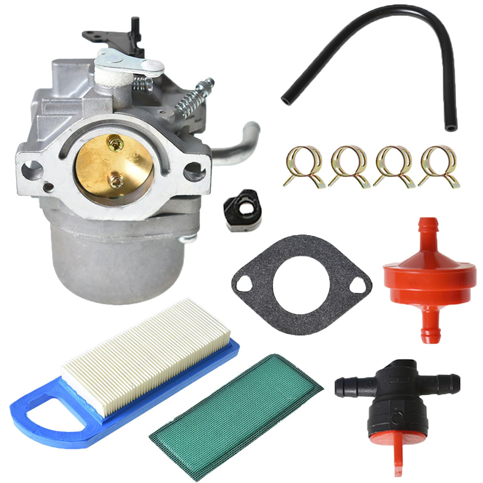 raseparter 590399 Carburetor with 794421 698413 Air Filter Tune Up Kit Replacement for 590399 796077 21D807 21R502 21R507 21R602 21R607 21R702 21R707