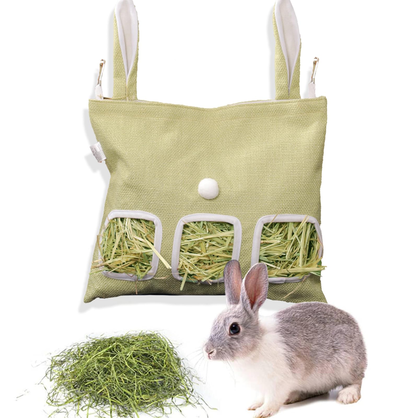 Amazon | ポクミル チモシー入れ 牧草入れ うさぎ 餌入れ ウサギ用給餌