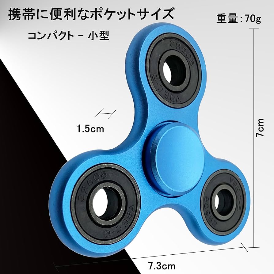 愛を込めたハンドスピナー⭐️ Amazon | スピンギア 帰ってきた ハンドスピナー トライ FS01