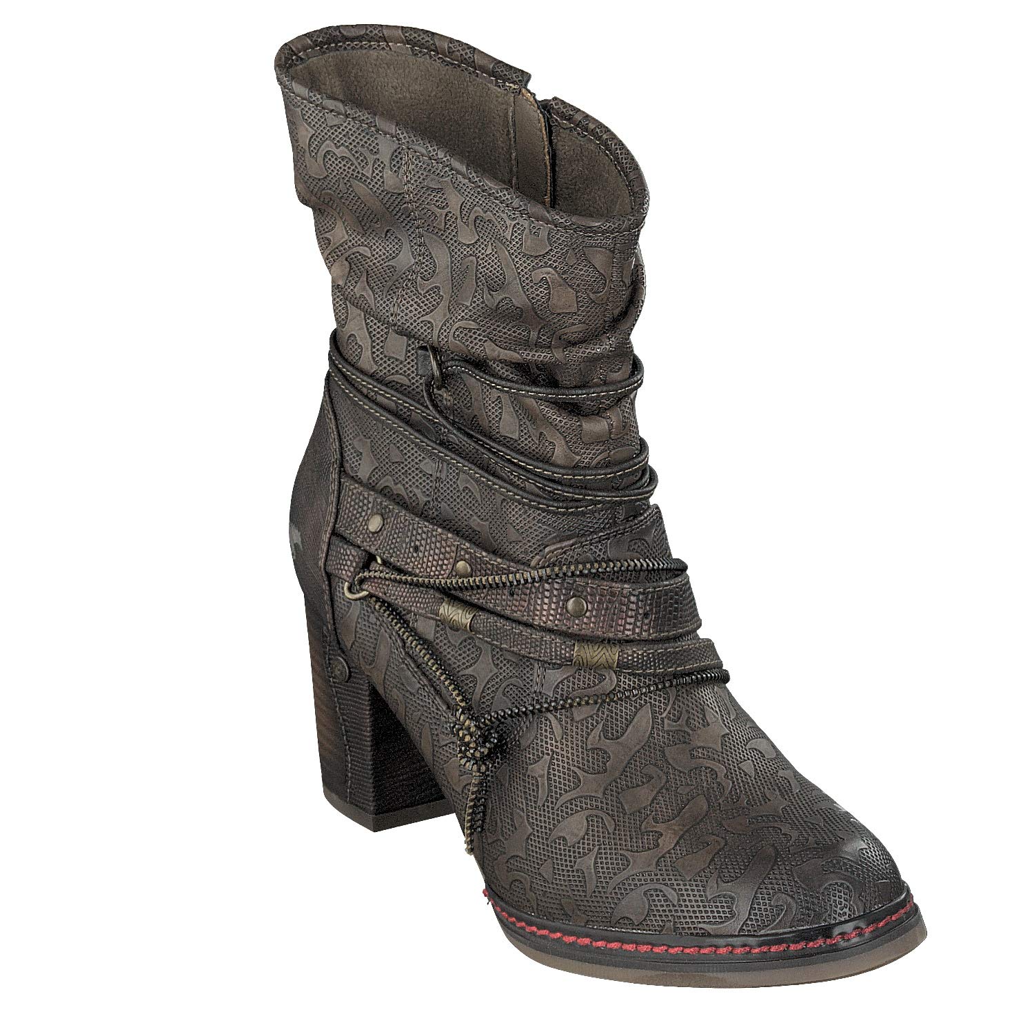 MUSTANG Boots - 1287-513-360 - MITTELBRAUN - Brown Ankle Boots