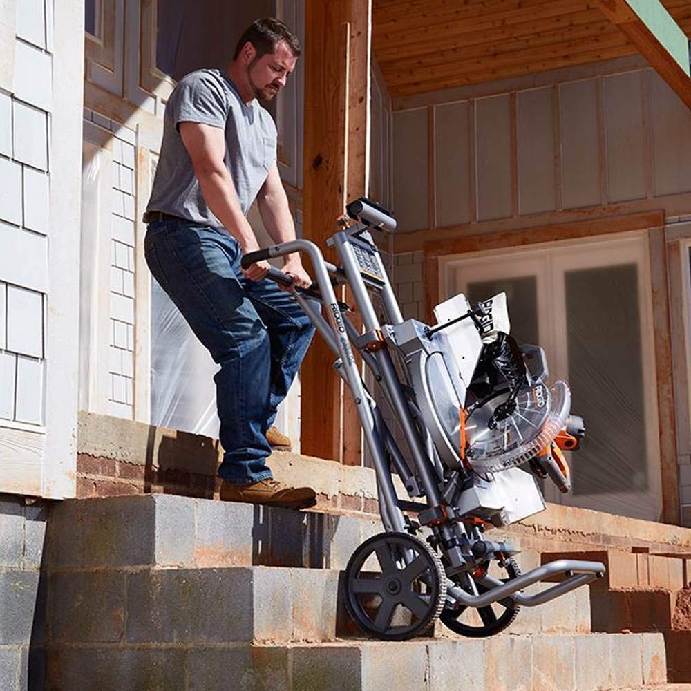 Rolling Miter Saw Stands DeWALT DWX726 Vs. Ridgid AC9946