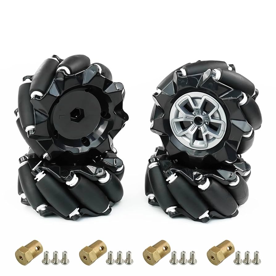Amazon.com: Yahboom Mecanum Wheel 65mm 80mm 97mm Omni Wheel