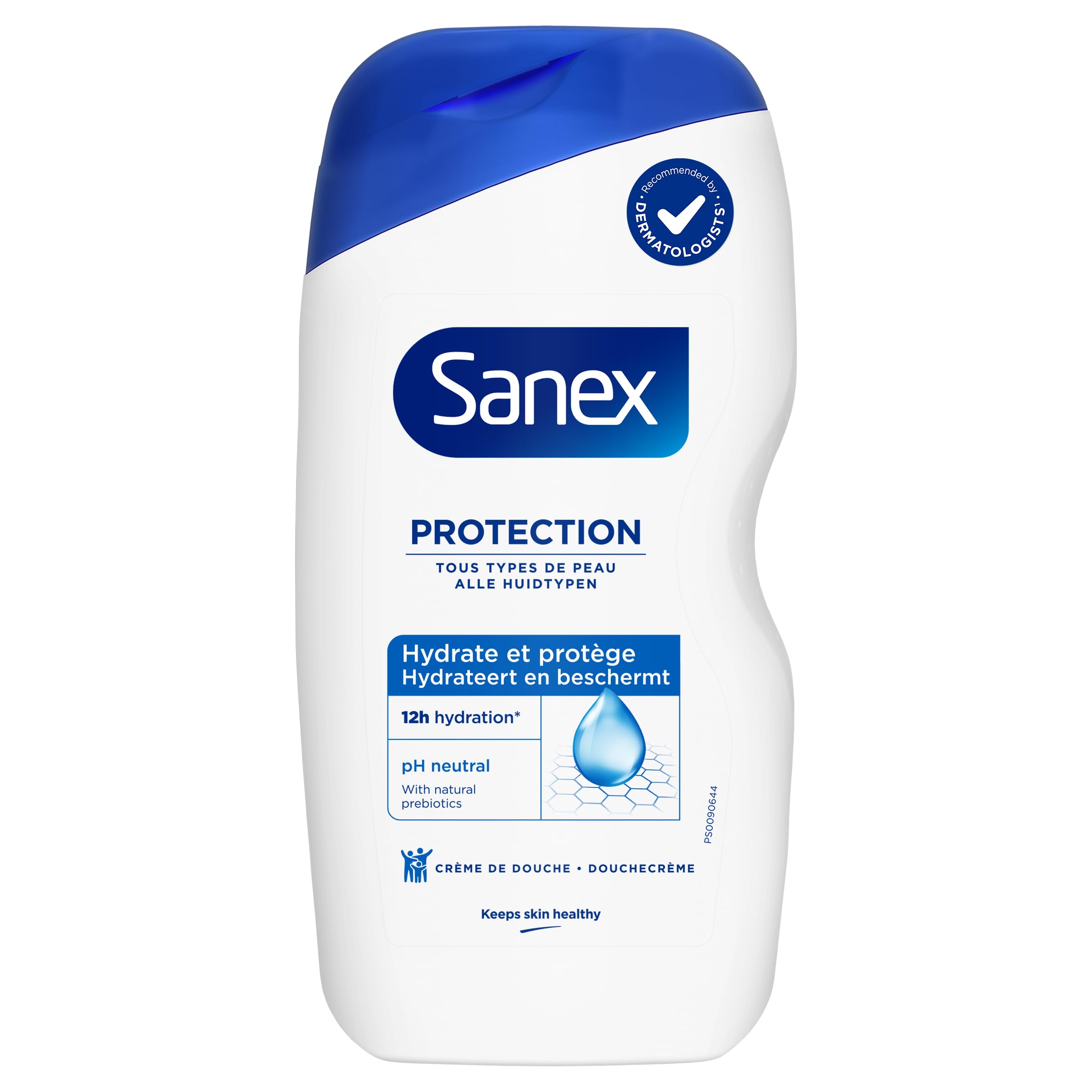 SANEX - Ochrona pod prysznic - Nawilża i chroni - Nawilżenie 12 godzin - Wszystkie rodzaje skóry - Zestaw 12 x 400 ml
