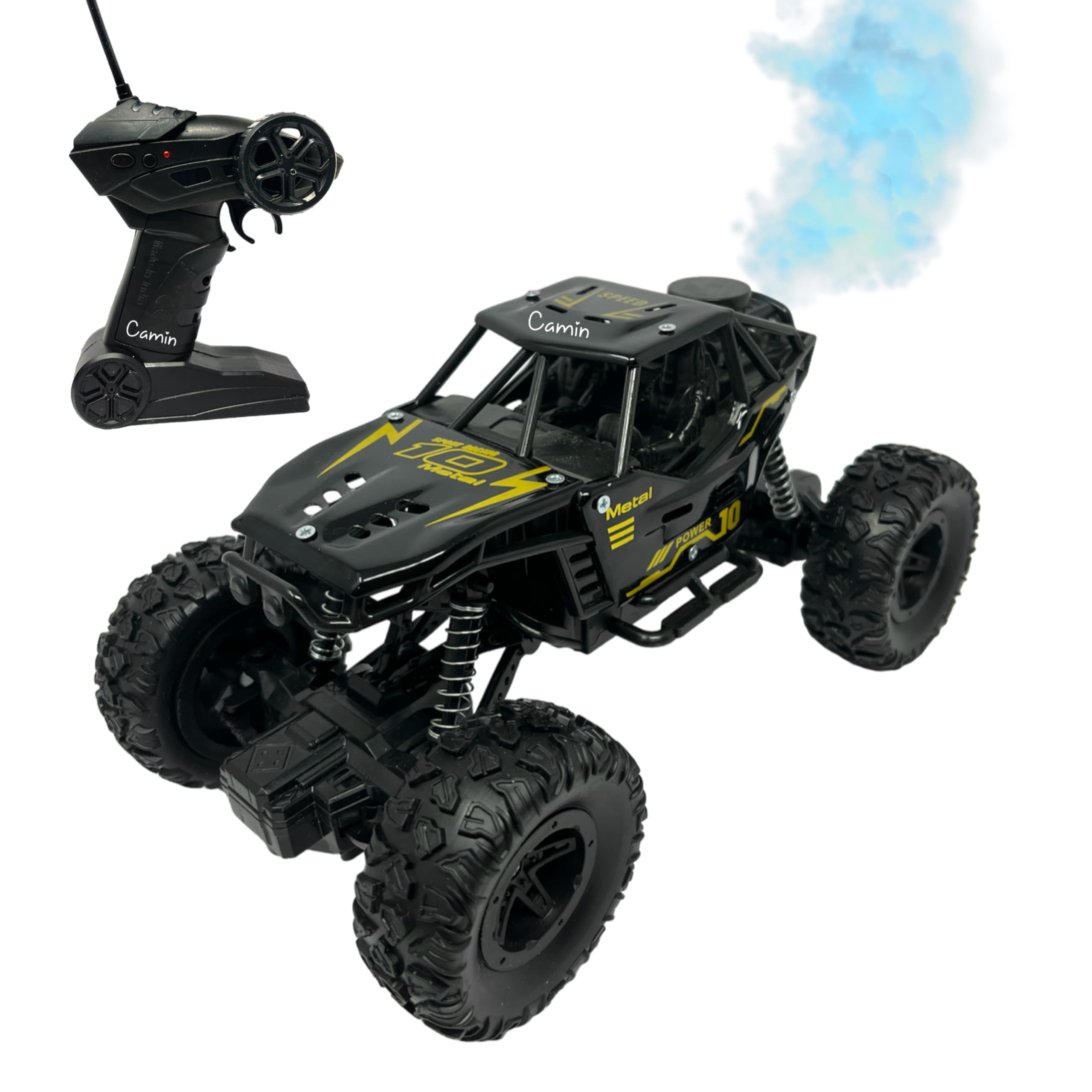 See full amazon price history chart for Camin Remote Control Monster Truck Rock Crawler, Smoke Effect, Climbing RC Toy Vehicle Car for Kids, Boys and Girls (Blue) Camin Remote Control Monster Truck Rock Crawler, Smoke Effect, Climbing RC Toy Vehicle Car for Kids, Boys and Girls (Blue) (B0D5WT9HG4) Amazon Price History, Amazon Price Tracker