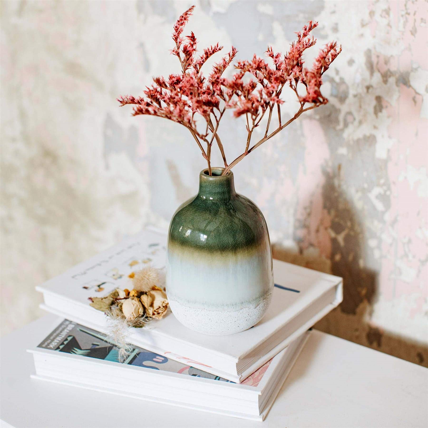 Piccolo vase in gres Mojave Glaze grigio - Sass & Belle