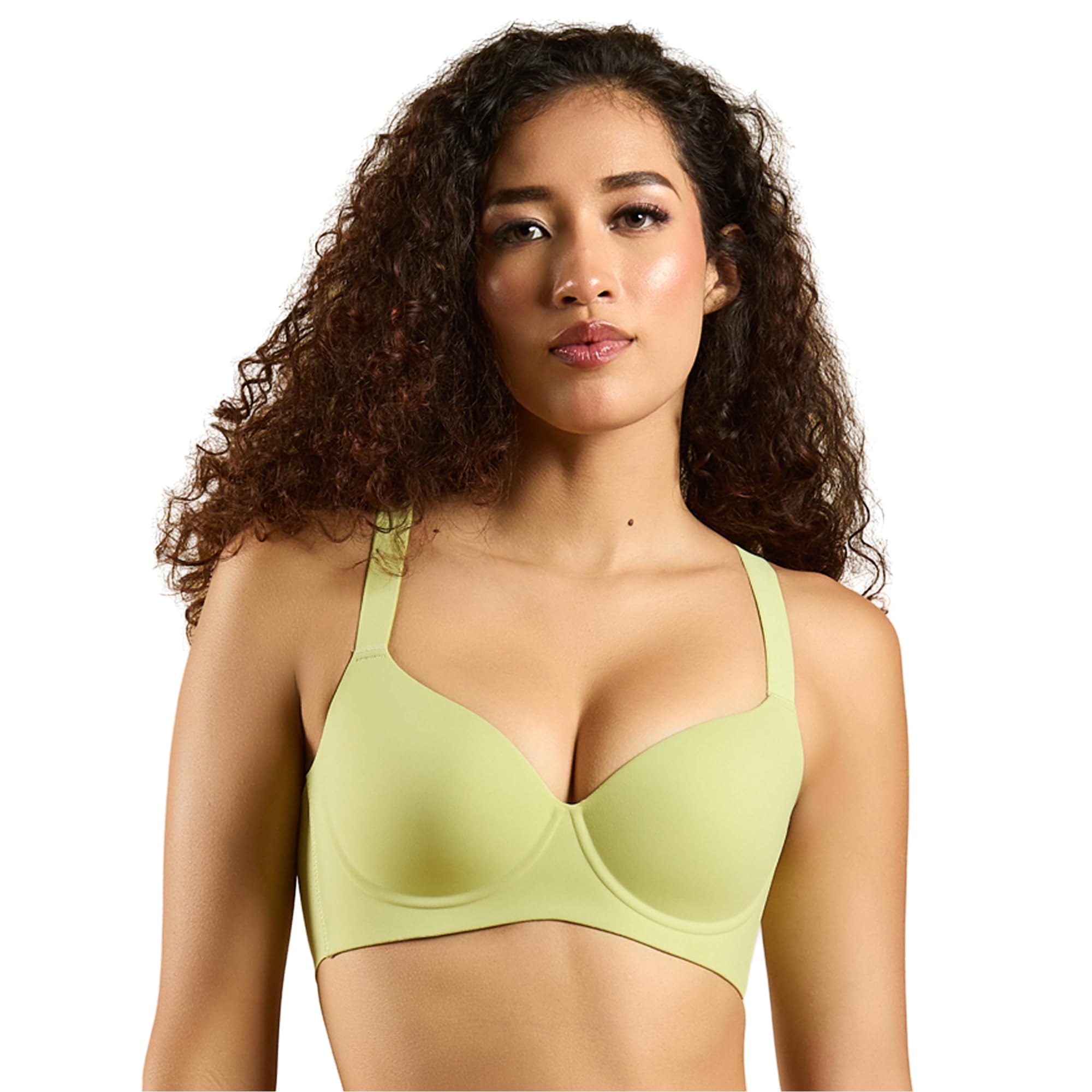 Women Padded Full Coverage Seamless T-Shirt Bra with Invisible Flexi Underwire-image-24