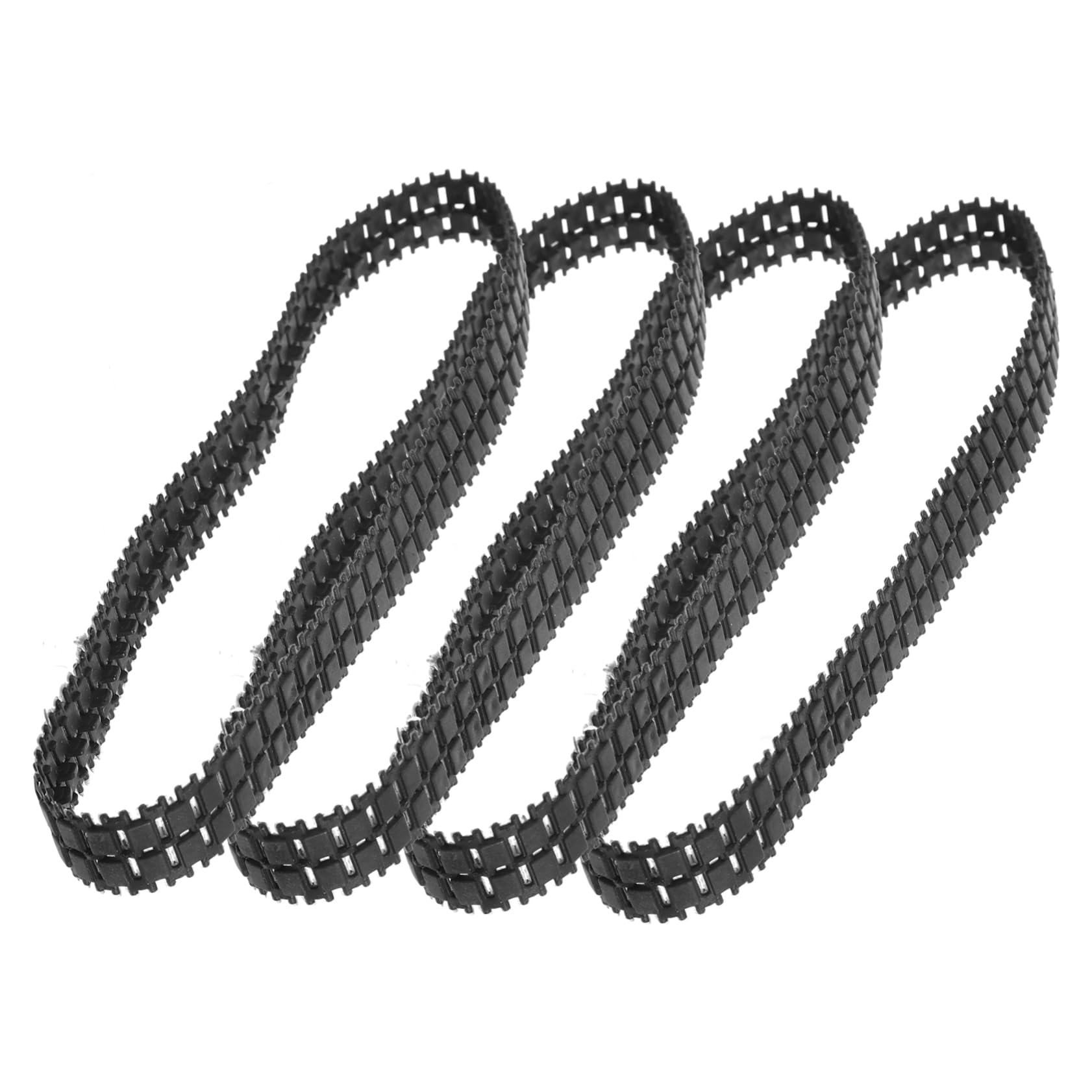 BCOATH 4pcs DIY Tank Robot Track Band Robo Toy Replacement for Remote Tank Large Robot Tracks