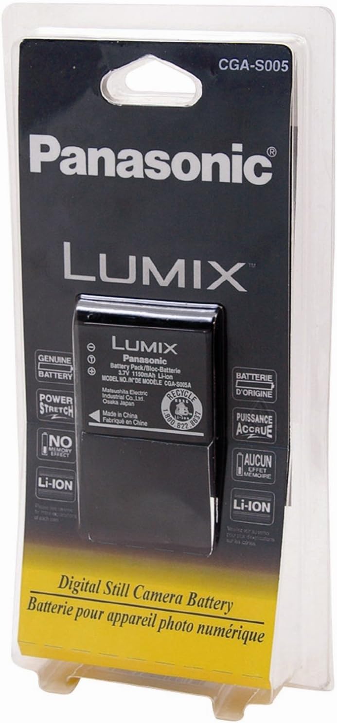 Panasonic CGA-S005A/1B Rechargeable Lithium-Ion Battery for Panasonic