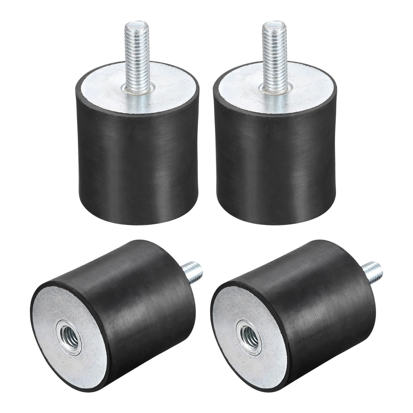 sourcing map Silent Bloc M10 Mâle/Femelle D50xH50mm 4pcs