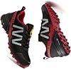 Walking Shoes Mens Waterproof Trail Running Shoes Mens Trainers Trekking & Hiking Footwear for Mens Breathable Arch Support Fitting Non-Slip Outdoor Shoes