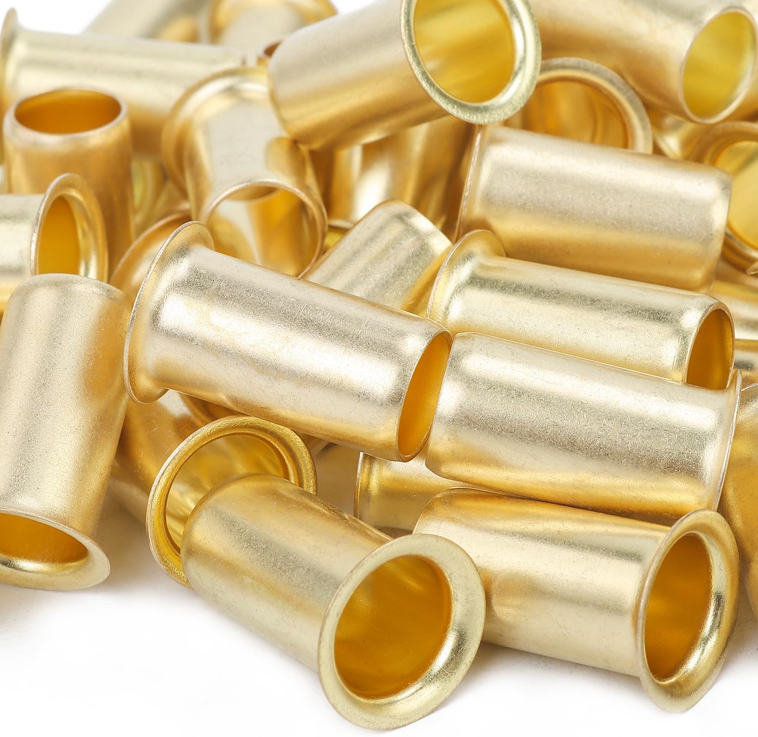 LTWFITTING 1/4-Inch Brass Compression Insert,Brass Compression Fitting(Pack of 500)