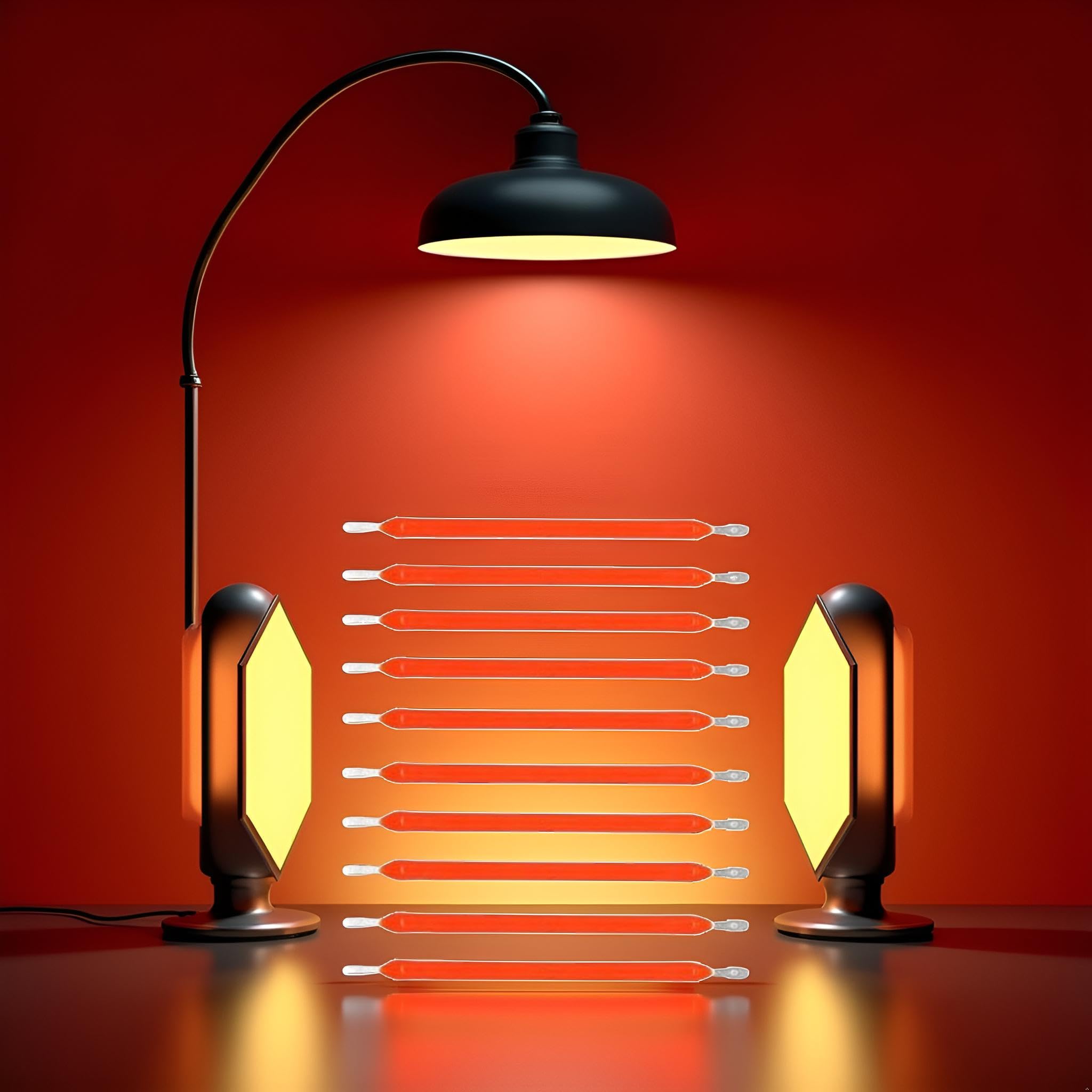 10pcs Red Edison Bulb LED Filament Lamp Parts DC3V DC16V LED Chip Incandescent Light Accessories Diode for Repair — view 7