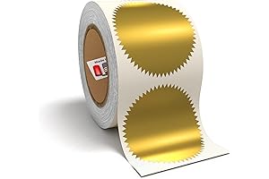 Kenco 2-Inch Gold Certificate Seals: Standard Self-Adhesive Certificates