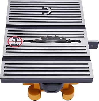 Mini Table Saw Cutting Machine, Desktop Miniature Bench Saw with 3 Blades, Adjustable Angle, Electric Cutter Saw for DIY Woodworking and Crafts, 5/8 Cut Depth, 4500RPM
