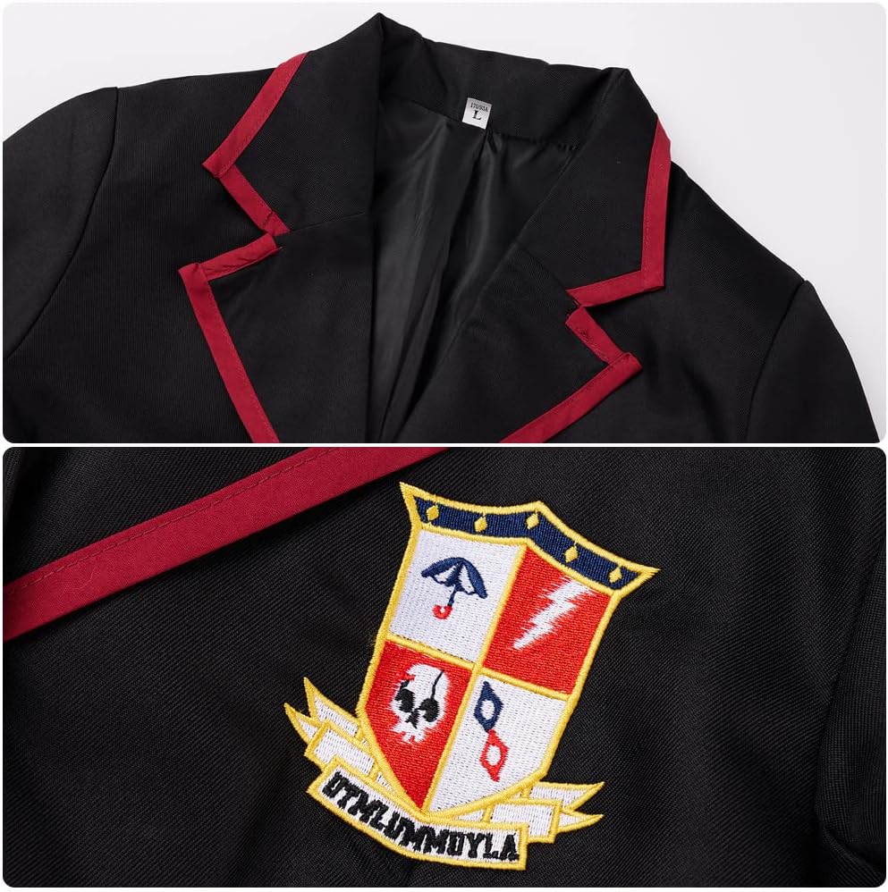 Cos-Animefly Women Cosplay Costume Number Five Cosplay Uniform Shirt Skirt Necktie Set Halloween Carnival Party Suit - Image 6