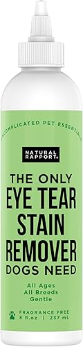 Natural Rapport - Quitamanchas de ojos para mascotas - El único removedor de manchas para rasgaduras de ojos que necesitan perros y gatos para Natural Rapport - Quitamanchas de ojos para mascotas - El único removedor de manchas para rasgaduras de ojos que necesitan perros y gatos para