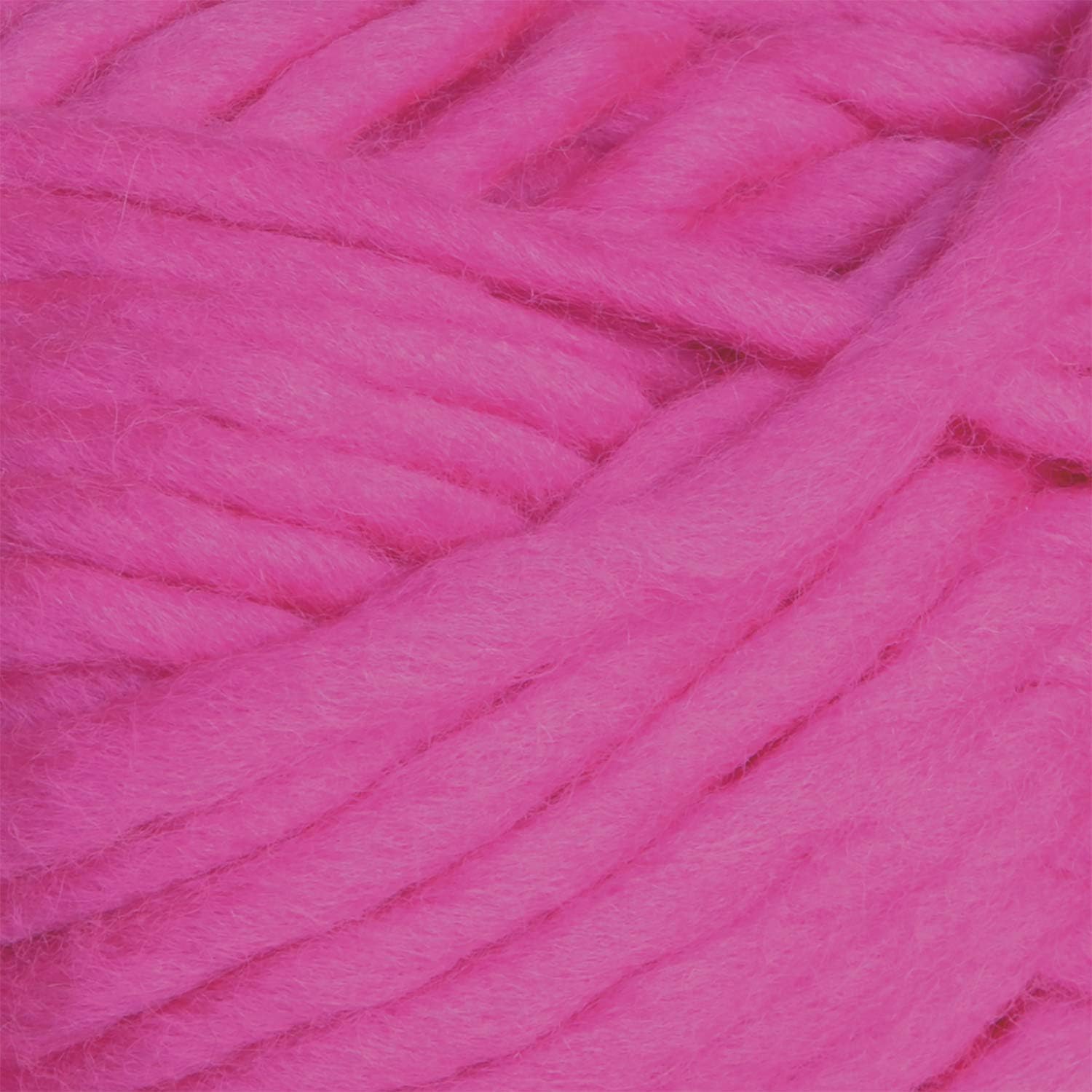 Knit Picks Tuff Puff Super Bulky 100% Wool Pink - 100 Gram Skein (Pucker)