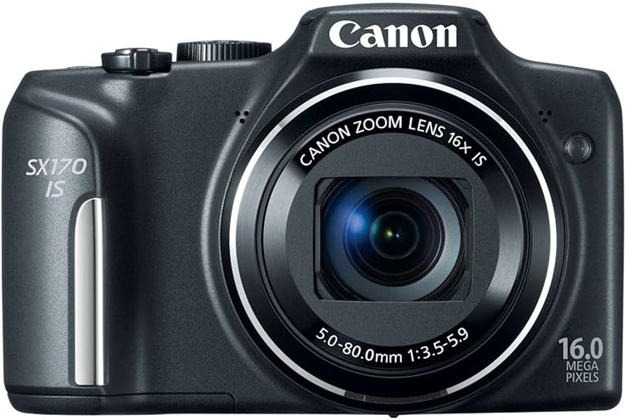Canon SX170 IS キャノン Amazon Canada: Canon PowerShot SX170 is Digital Camera, Black