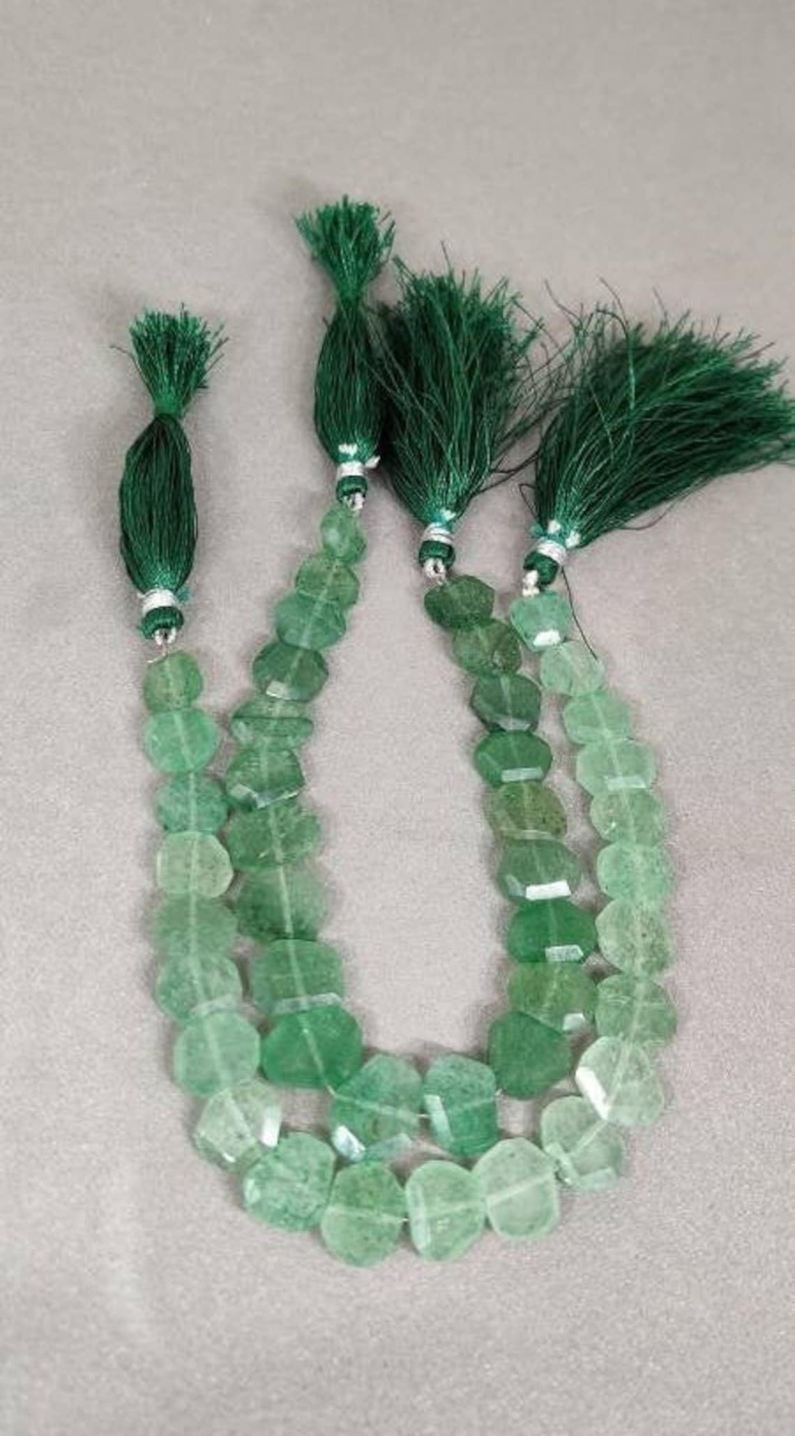 Perles aventurine naturelle 8mm pour créer vos bijoux bohèmes d'été