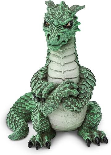 Miniatura 2 de Safari Ltd. Figura de dragón gruñón, figura detallada de 4.25 pulgadas, divertido juguete de criatura mítica para niños, niñas y niños a partir de