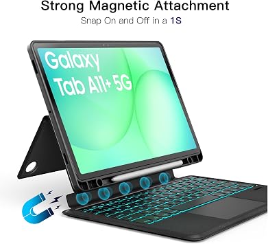 Keyboard Case for Samsung Galaxy Tab A11+ Plus/A9+ Plus 11