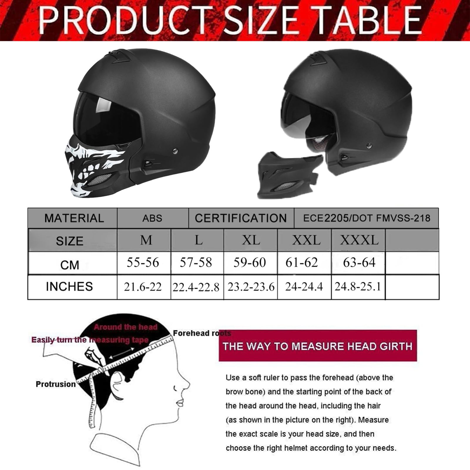 Casco Integrale Da Moto, Casco Da Moto Aperto Per Scooter, Ciclomotore, Cruiser, Caschi Da Moto Vintage Per Uomini E Donne Adulti, Omologato ECE 22.05