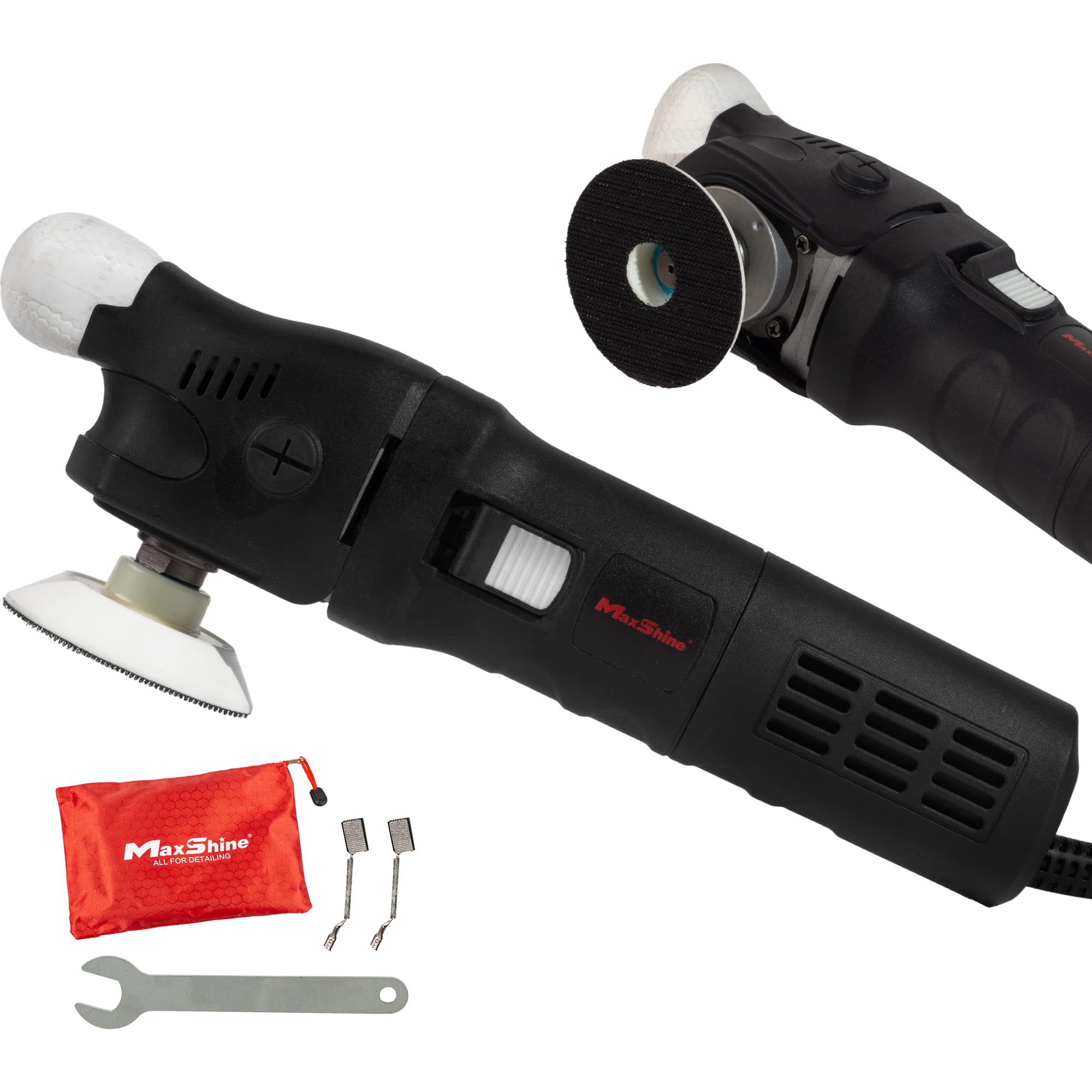 Maxshine 3" M550 Rotary Polisher - 550W, 6-Speed, 5/8” Thread - Auto Detailing Tool for Paint Protection, Swirl & Scratch Repair, Buffing, Glossy Shine - Ideal for Cars, Trucks, SUVs