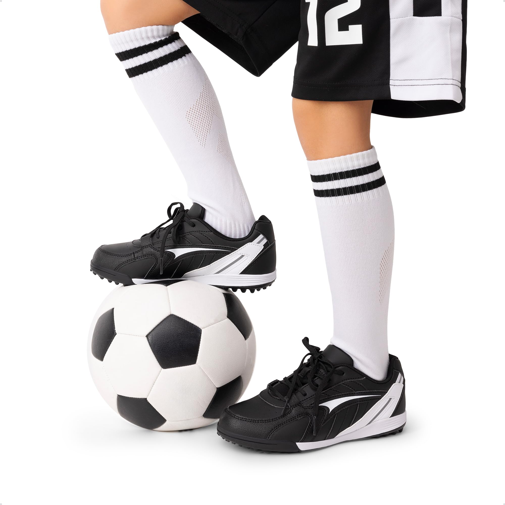 DREAM PAIRS Chłopcy dziewczęta piłka nożna korki dzieci młodzież baseball softball korki outdoorowe trampki dla małych/dużych dzieci/maluchów