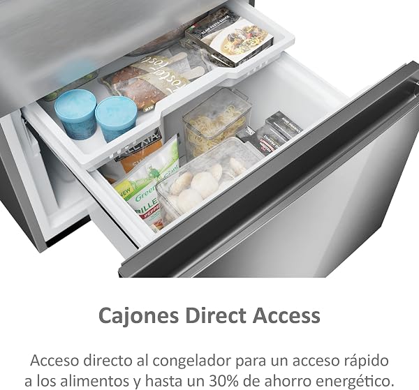 Haier 3D 60 Series 5 HTW5618CNMG - Frigorífico Combi, Cajones Direct Access, Circular AirFlow, WIFI, Tecnología ABT, Motor In - 3