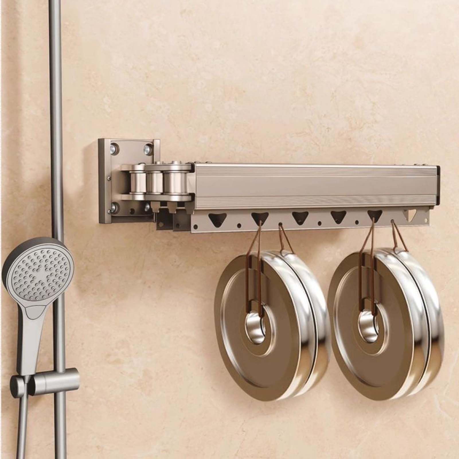 Cortina De Ducha Transparente con Ganchos Incluidos, Cortina De Baño Antideslizante, Material Suave Y Flexible, Mantiene El Baño Ordenado Y Elegante, Ideal para Uso Diario