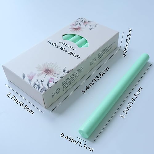 Miniatura 5 de PORXFLY - 12 barras de cera para sellado de cera, varillas de cera para sellado de cera, ideales para sobres de tarjetas, envoltura de regalos,