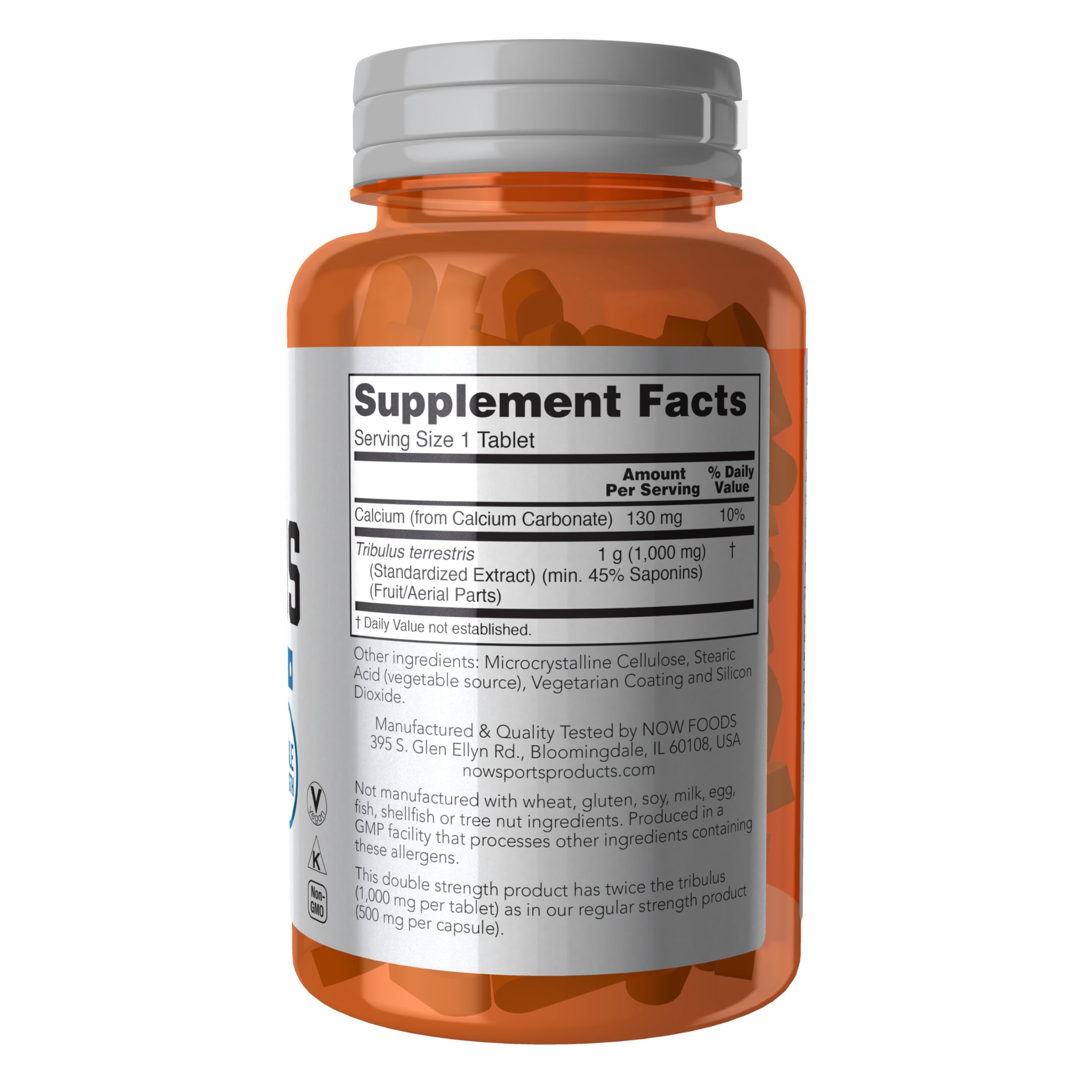 Now Sports, Tribulus 1,000 mg, Double Strength, Men's Health, 90 Tabs — Amazon image 2