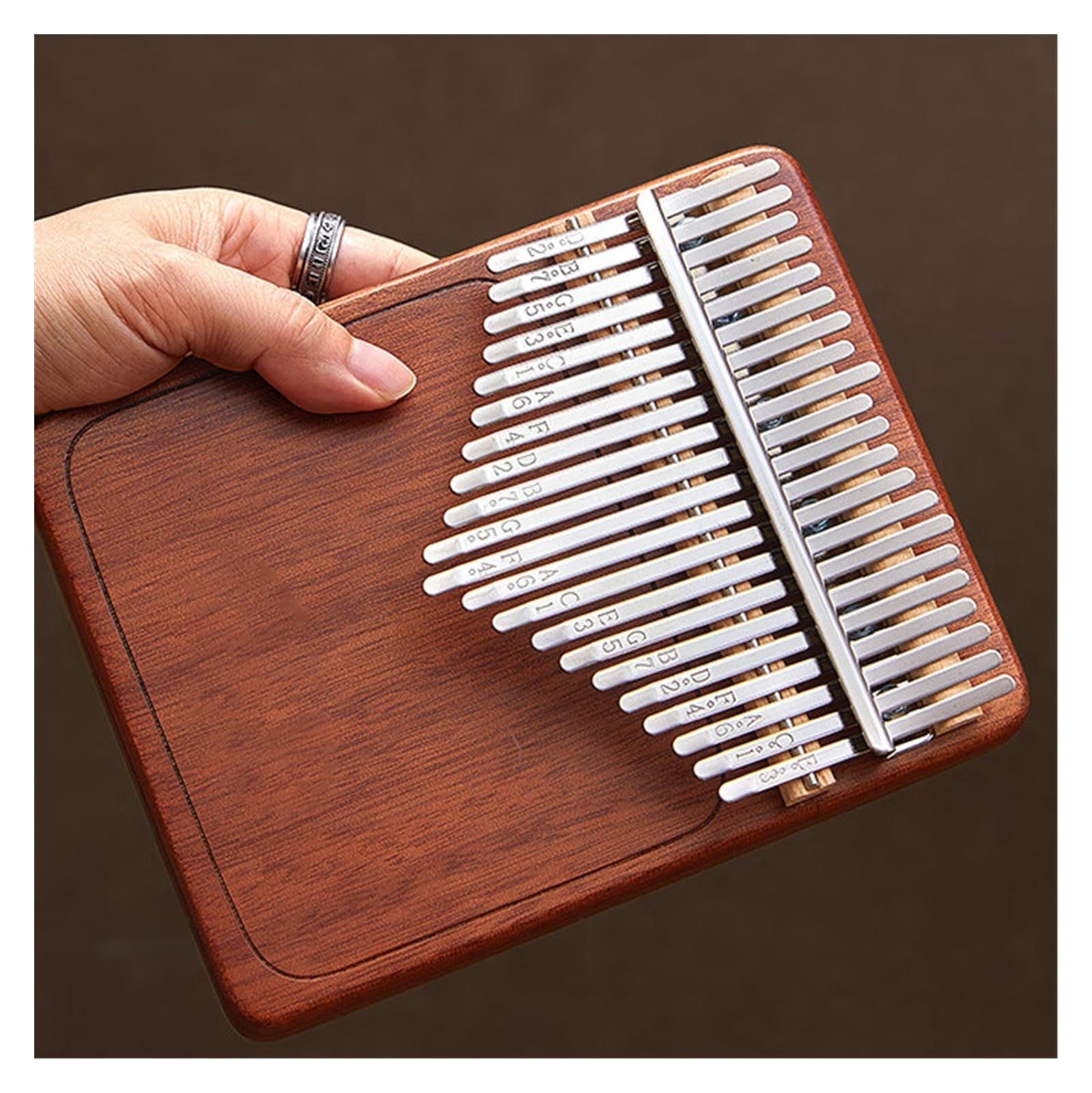 kalimba Kalimba kciukowy fortepian 21 nut dla początkujących instrument fortepianowy na palec