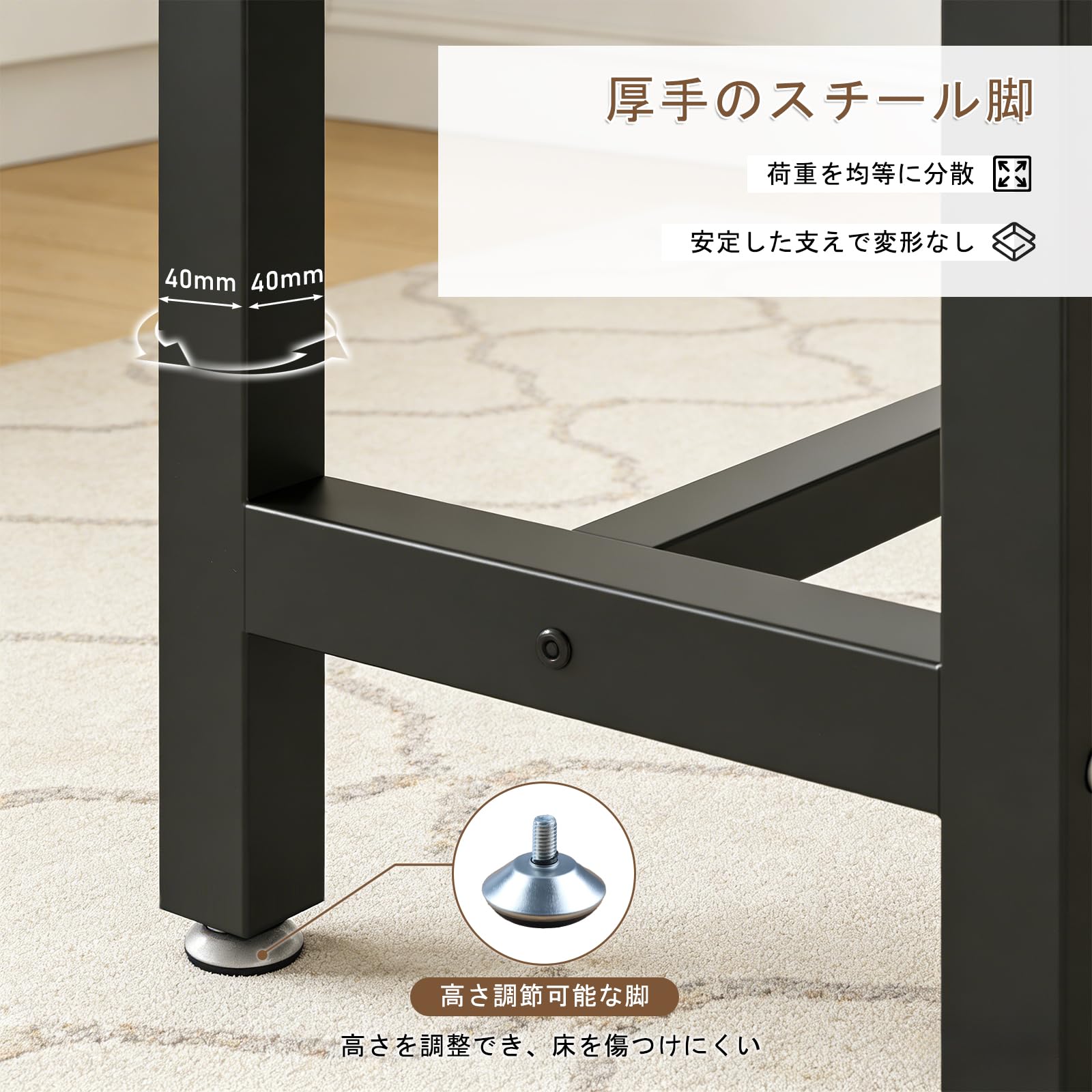 Amazon｜スリム バーテーブル カウンターテーブル 省スペース ナロー