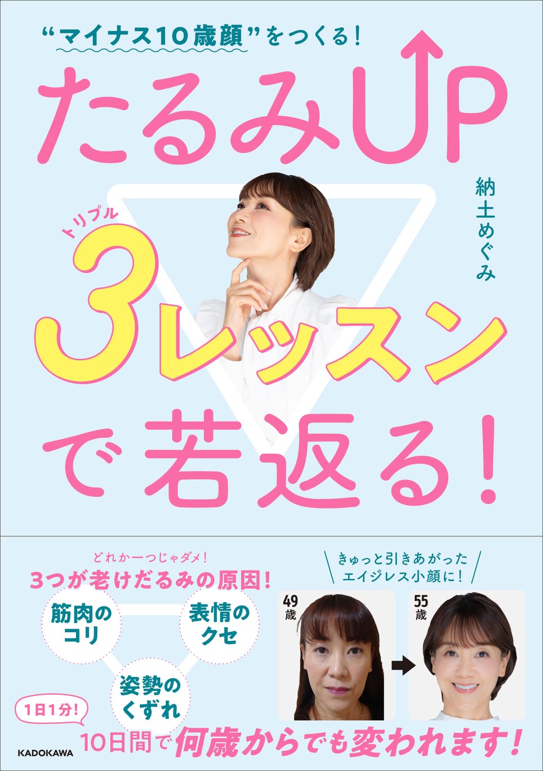マイナス10歳顔”をつくる! たるみUP 3レッスンで若返る! | 納土めぐみ