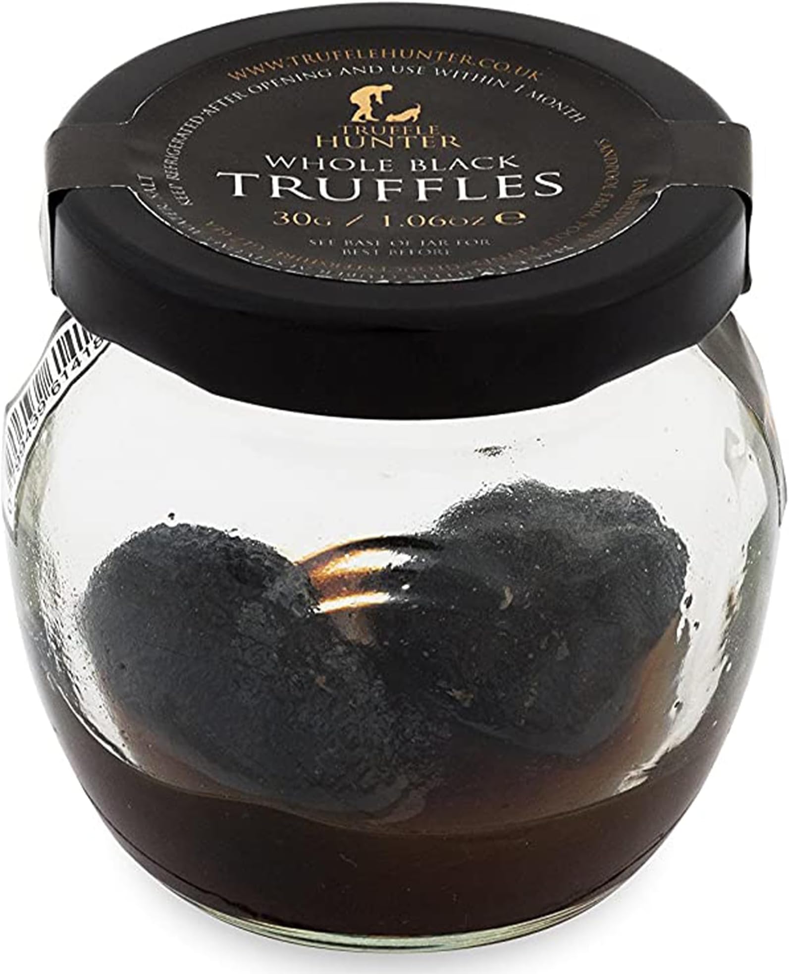 TruffleHunter - Preserved Whole Black Truffles - 1.06 Oz