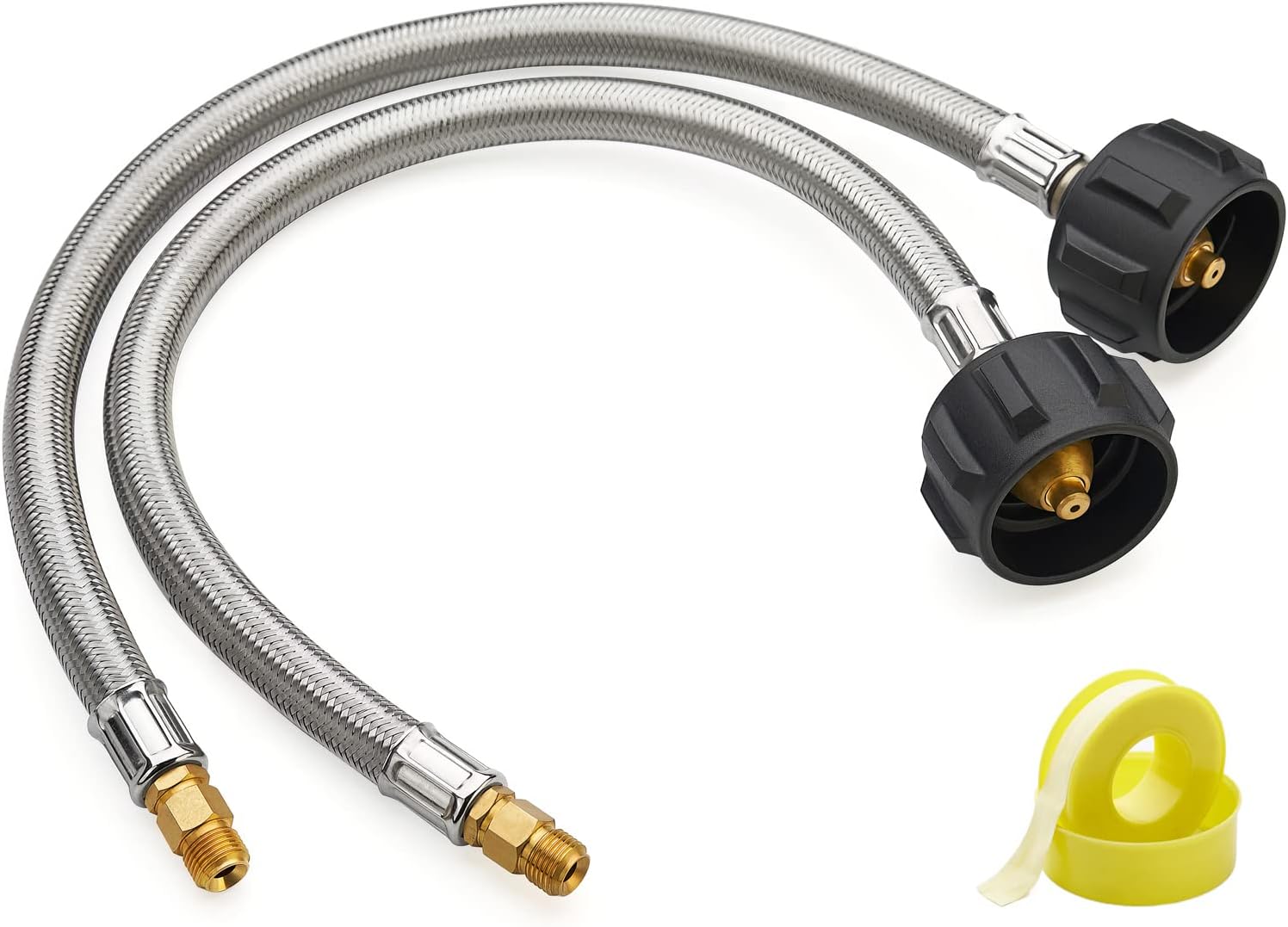 CALPOSE 15 Inch RV Propane Hose with 1/4” Male Inverted