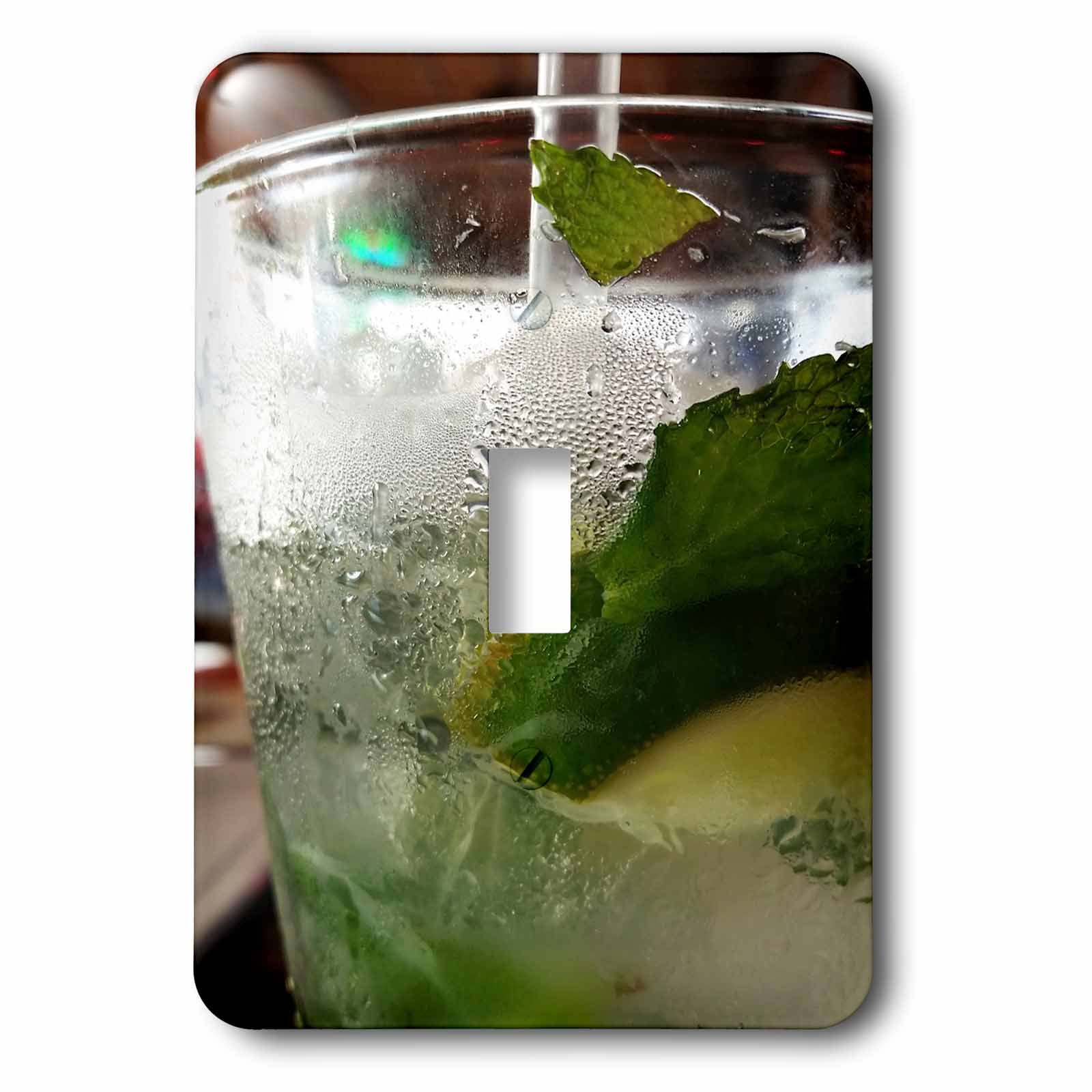 Interrupteur simple 3dRose lsp_256242_1 motif macro mojito haute definition