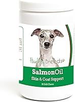 Vista 342 de Healthy Breeds Golden Retriever - Aceite de salmón masticable suave, 90