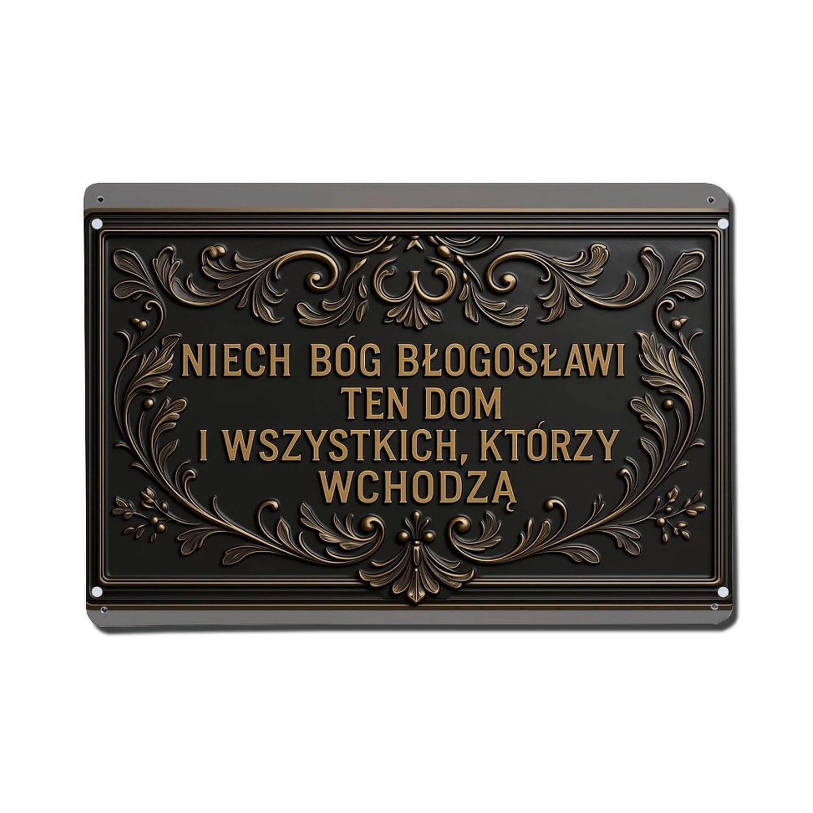 Ornate Metal Plaque With Embossed Text Tin Sign Metal Poster Vintage Metal Signs for Home Man Cave Bar Cafe Kitchen laundry room Wall Decorations Gift 8x12Inch