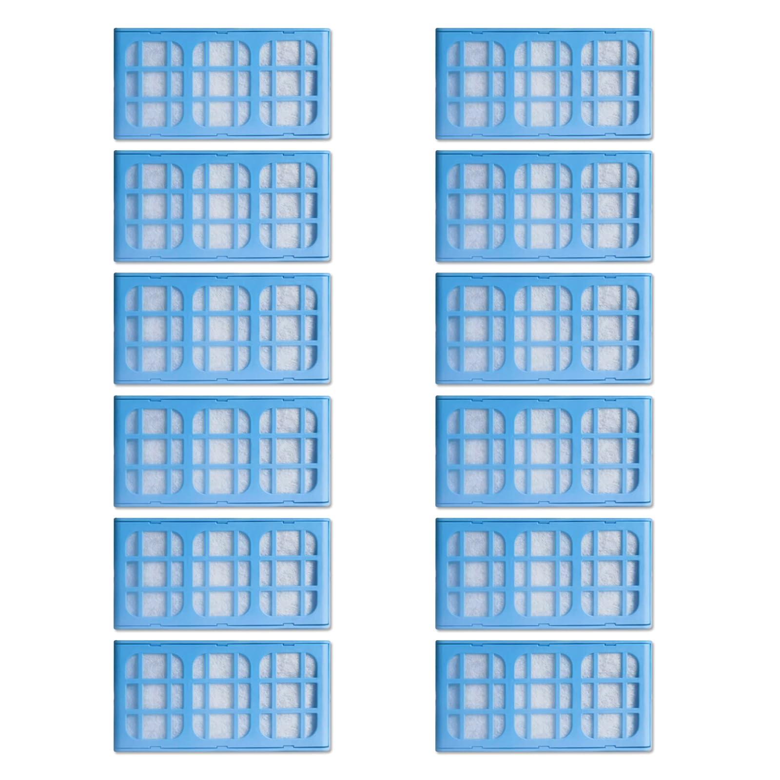 SAMANIJA 12-Pack filter Cartridges replacements,Compatible with Cat Dog Pet Mate Pet Drinking Water Fountains, Upgrade