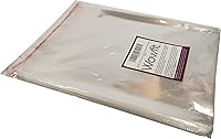 Vista 6 de Wowfit 50 bolsas de plástico de celofán transparente de 10 x 13 pulgadas, bolsas de celofán resellables autosellantes ideales para ropa, camisas