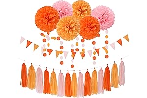 Groovy Party Decorations Orange