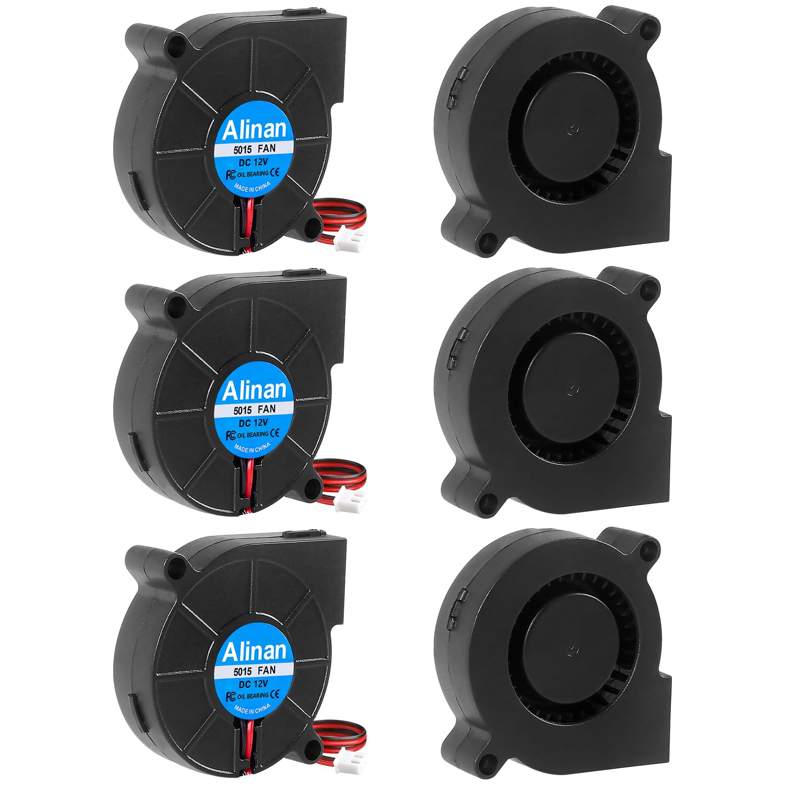 Alinan 12V Brushless Cooling Fan - 6 Pack -1