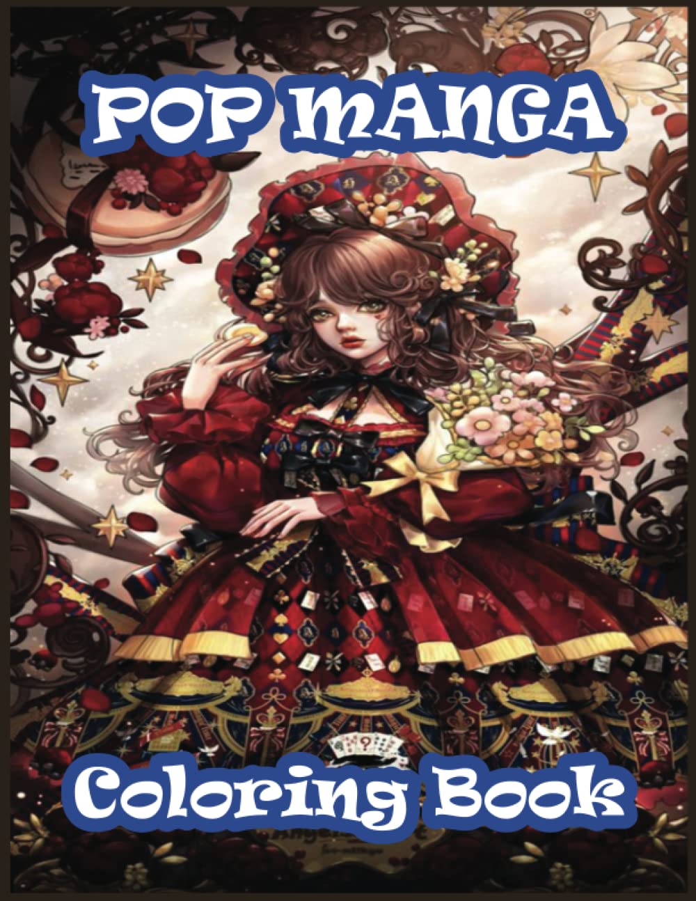 Pop manga coloring book: Amazing Colouring Pages, So Cool and Beautiful World With +100 Illustration High Quality. Great Gift Idea For Anime Fans To Relax And Relieve Stress