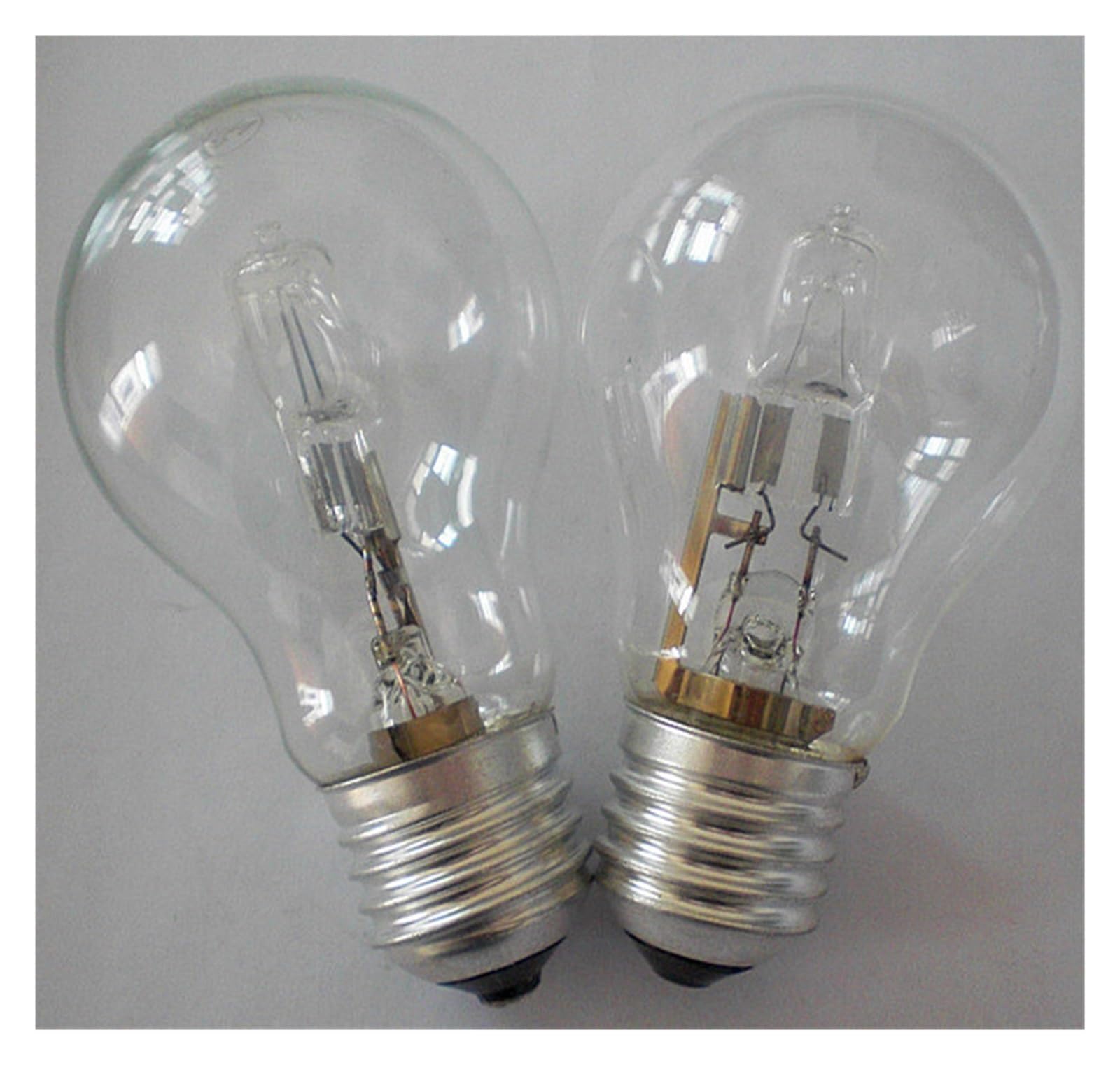10 Pezzi A55 E27 Lampada alogena 220 V 28 W 42 W 53 W 70 W 100 W 96 * 55 mm 2700 K Lampadina alogena Trasparente di Ricambio Adatta for Lampada a incandescenza(70W)