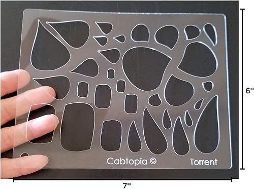 Miniatura 4 de Cabtopia - Plantilla de diseño de joyería Lapidary "Torrent"