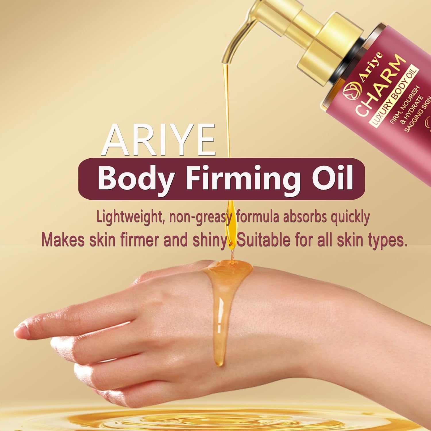 Body Firming Oil Glow-Remedy body oil for women,Body Oil After Shower Tightening&Hy... - Image 2